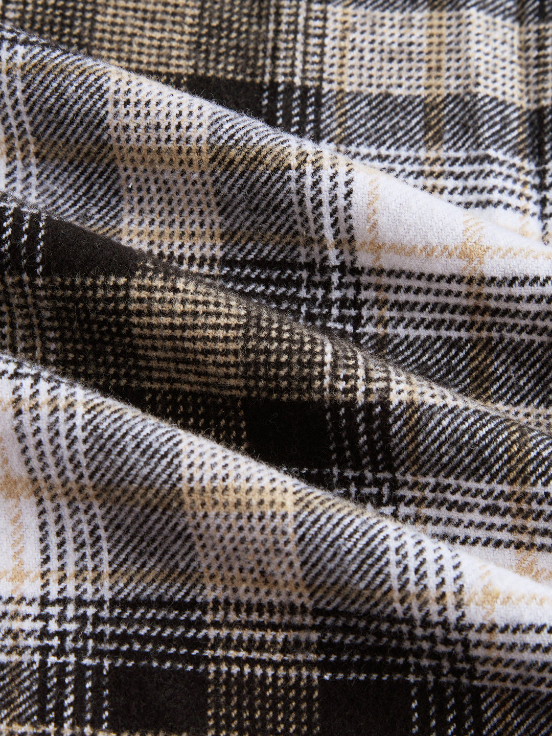 Multicolor Checked Oversized Flannel Shirt