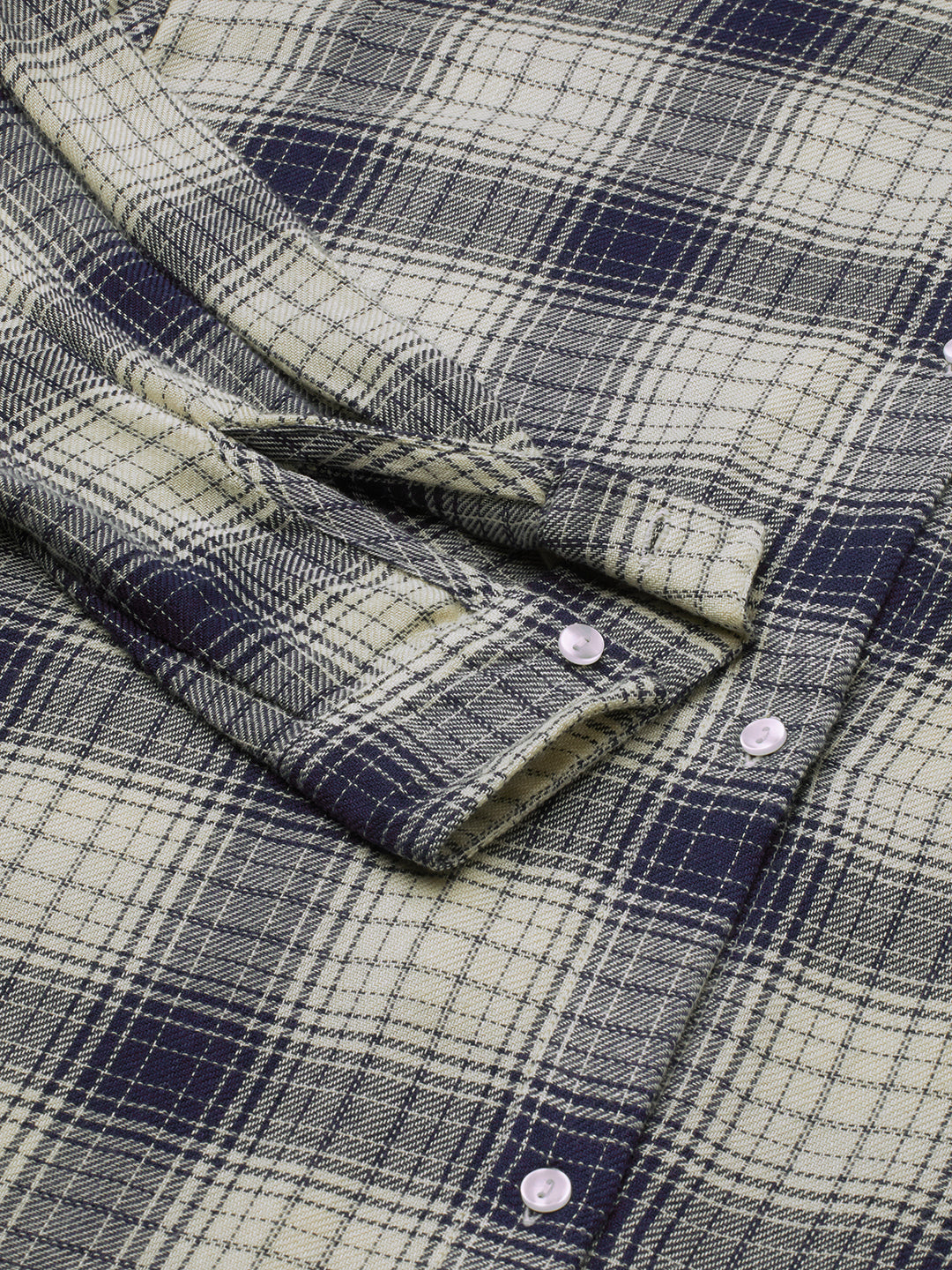 Multicolor Tiny Checkered Oversized Shirt