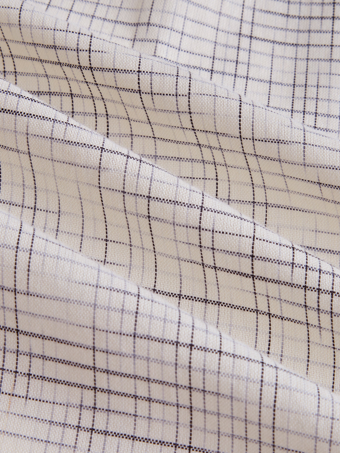 Multicolor Grid Line Printed Oversized Shirt