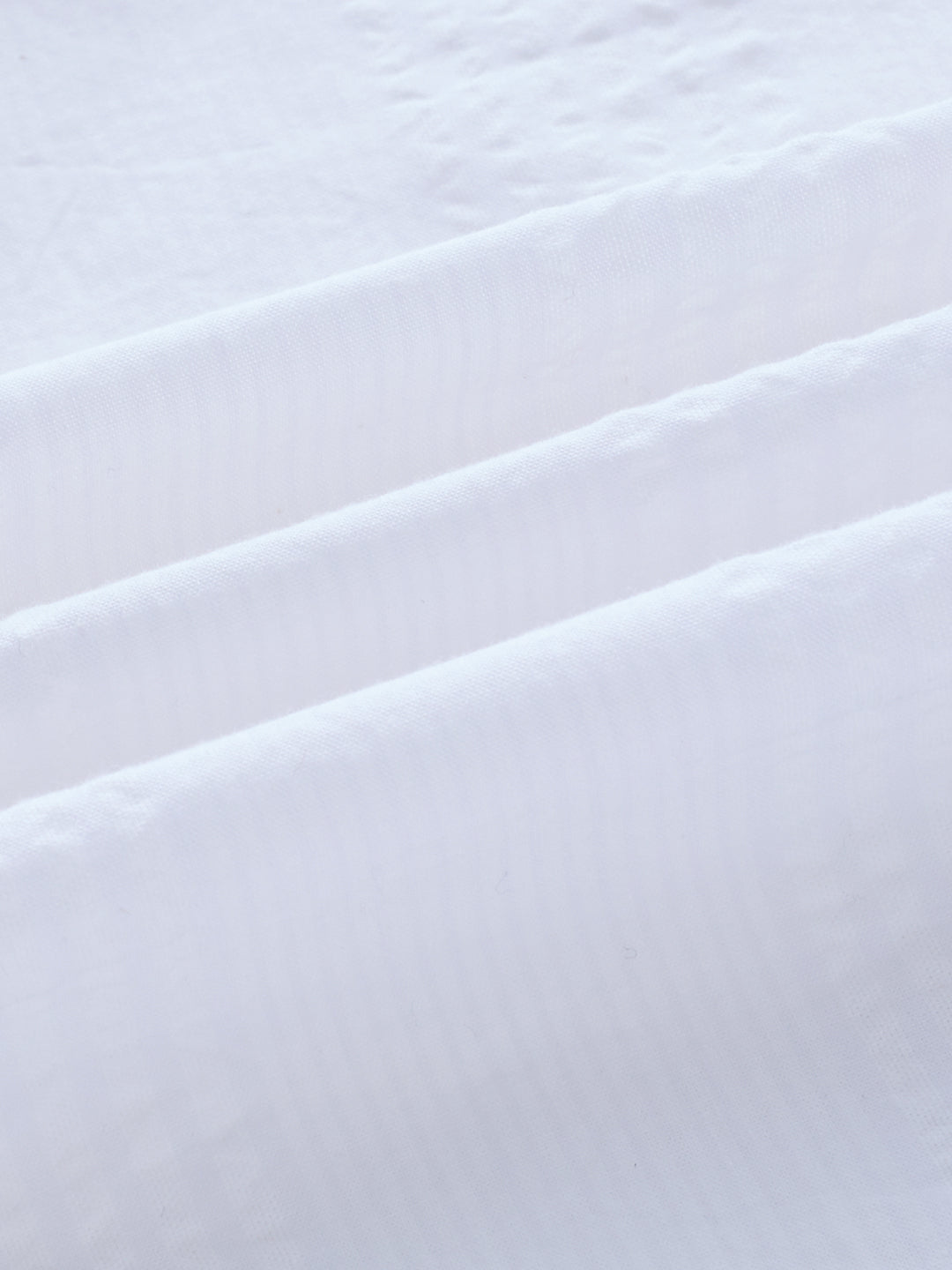 White & Lilac Pin Striped Seersucker Oversized Shirt