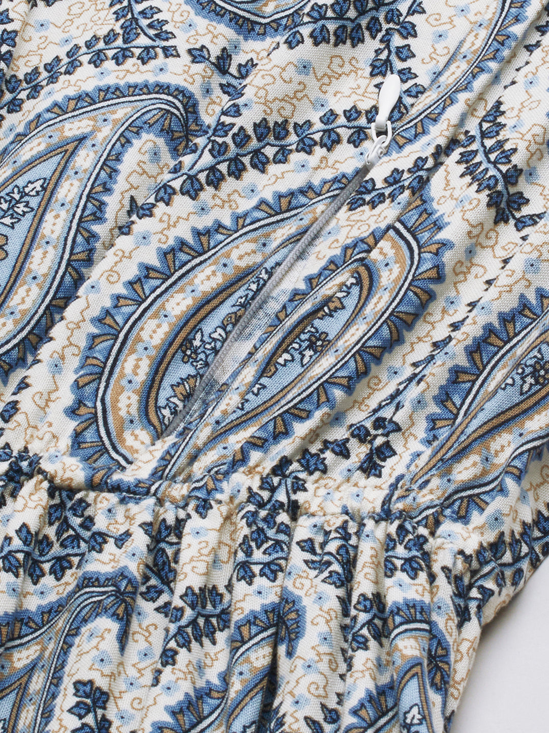 Boho Bloom Paisley Printed Maternity Dress