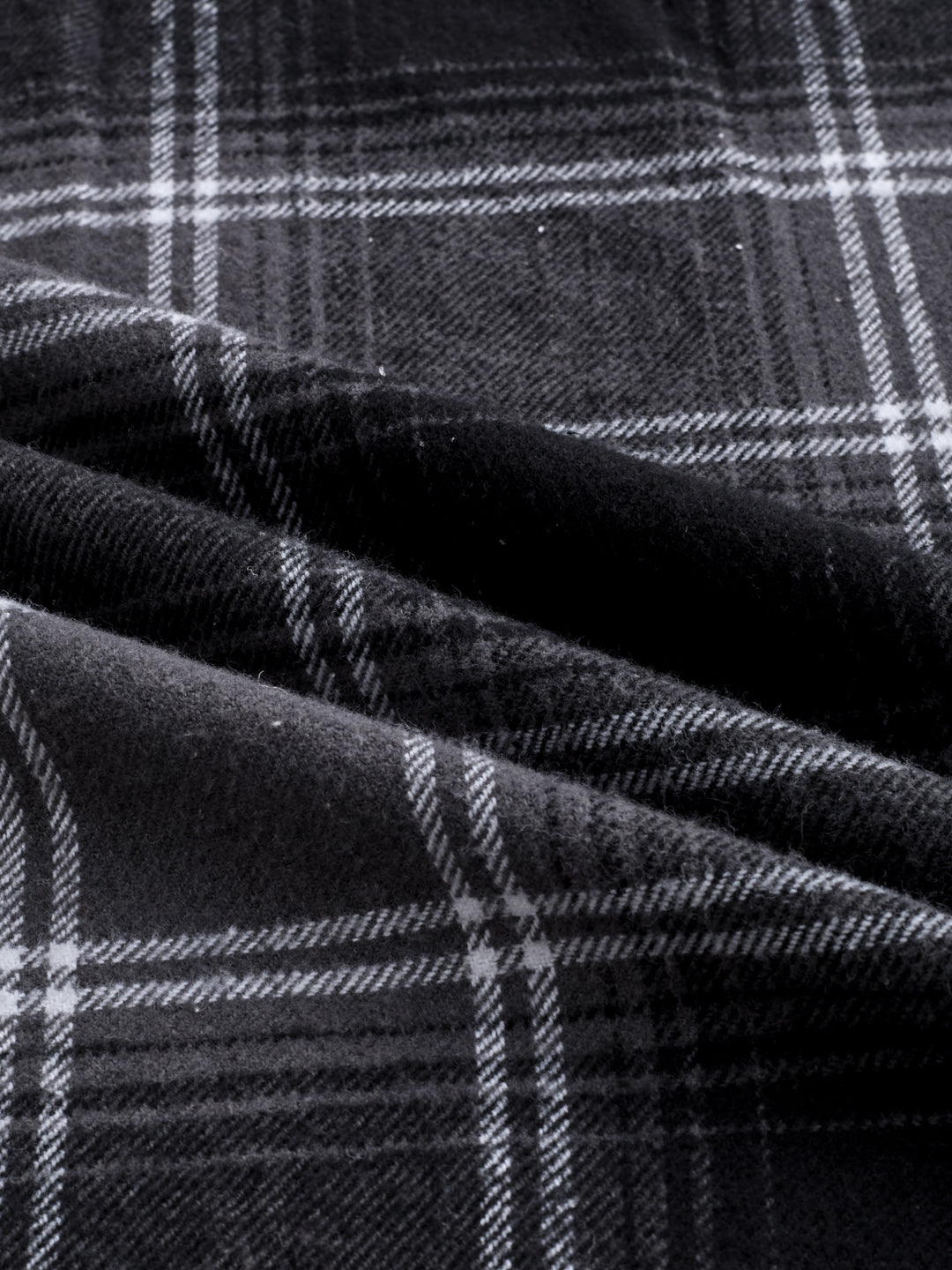 Black & White Checked Oversized Shirt