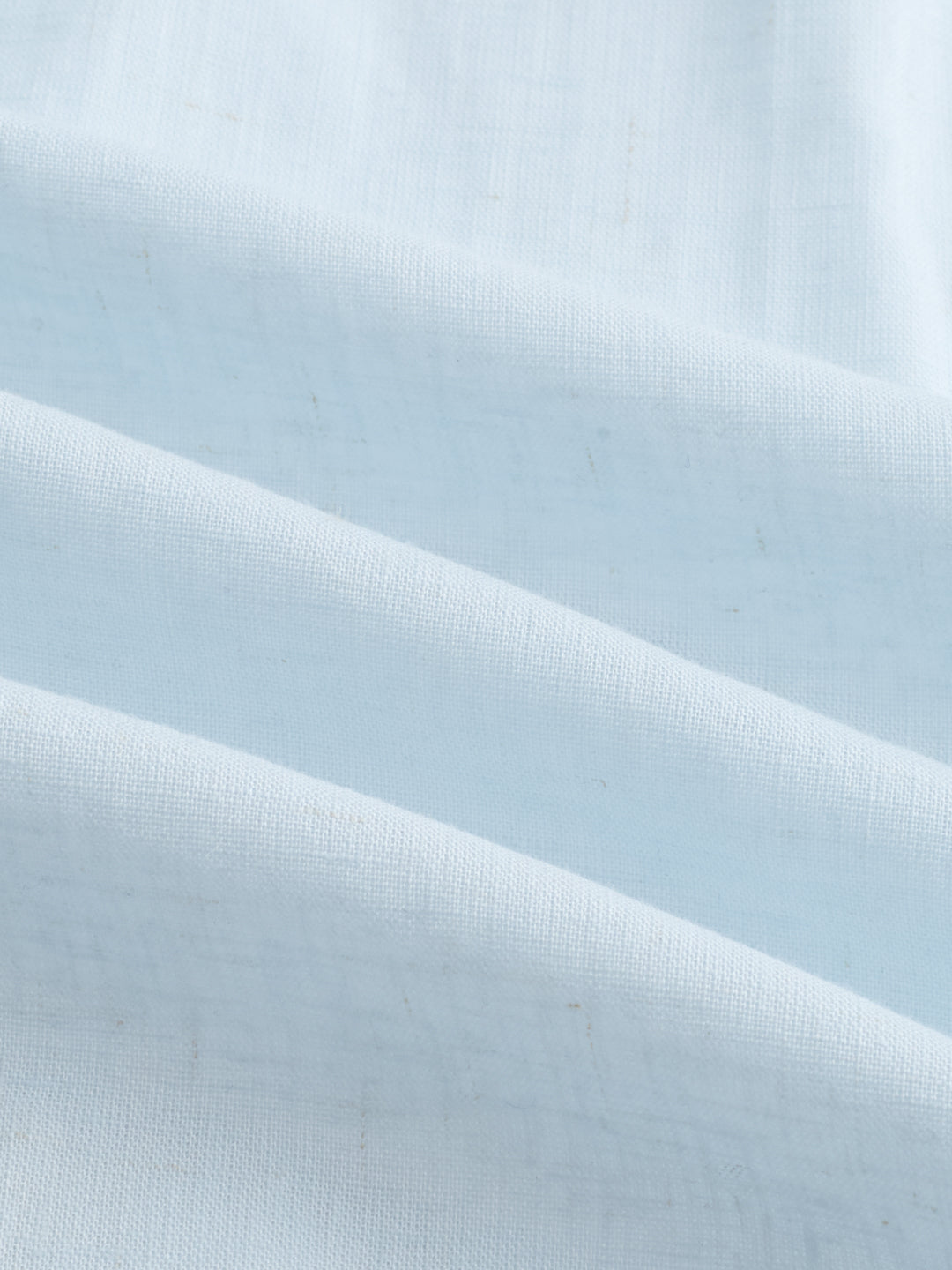 Sea Blue Linen Blend Oversized Shirt