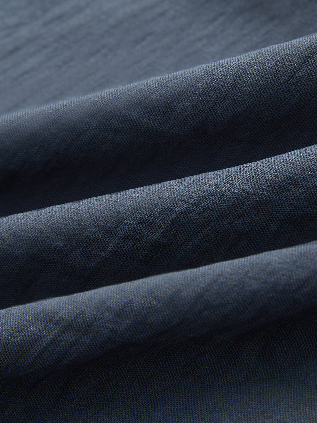 Plush Grey Crinkled Straight Fit Trousers