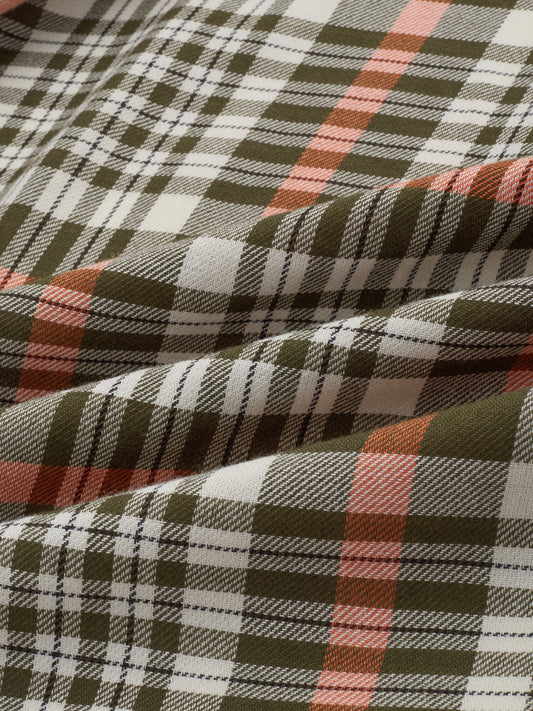 Multicolor Tartan Checked Oversized Shirt