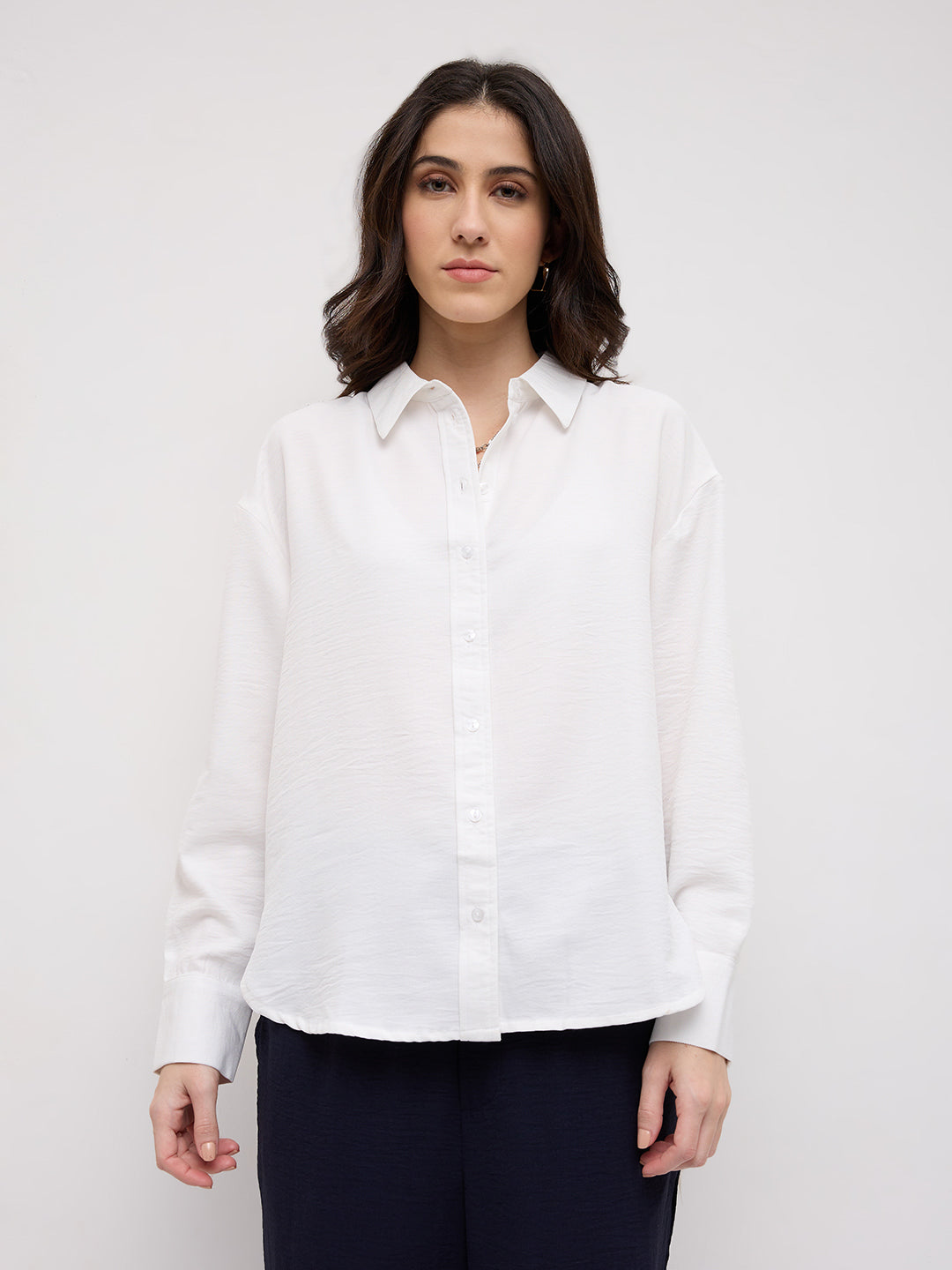 Essential Snow White Oversized Shirt