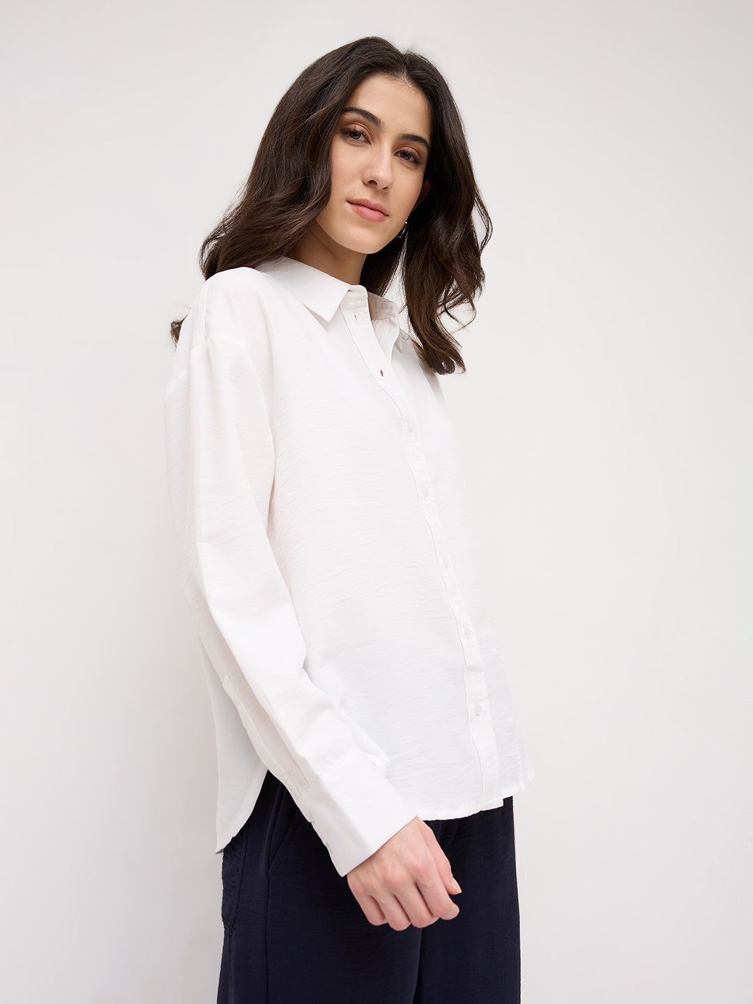 Essential Snow White Oversized Shirt