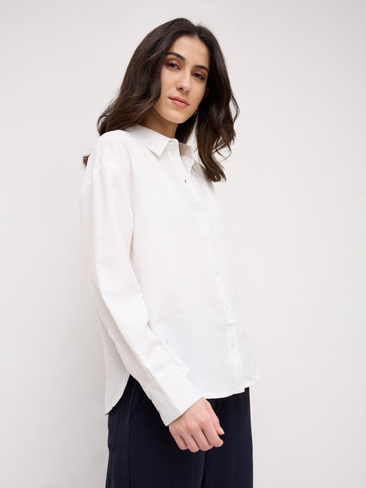 Essential Snow White Oversized Shirt