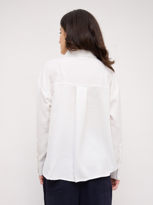 Essential Snow White Oversized Shirt