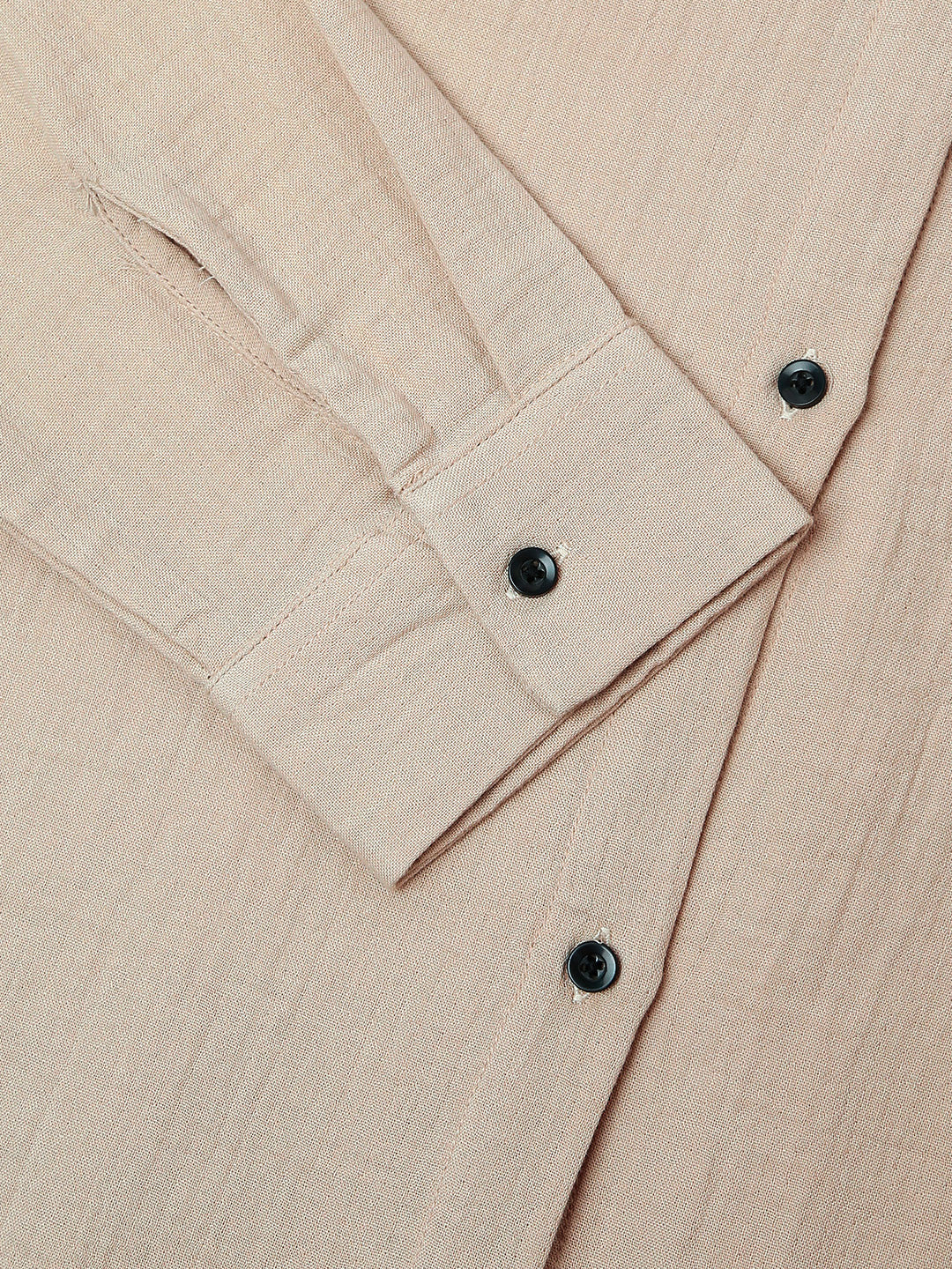 Tan Beige Double Cloth Oversized Shirt