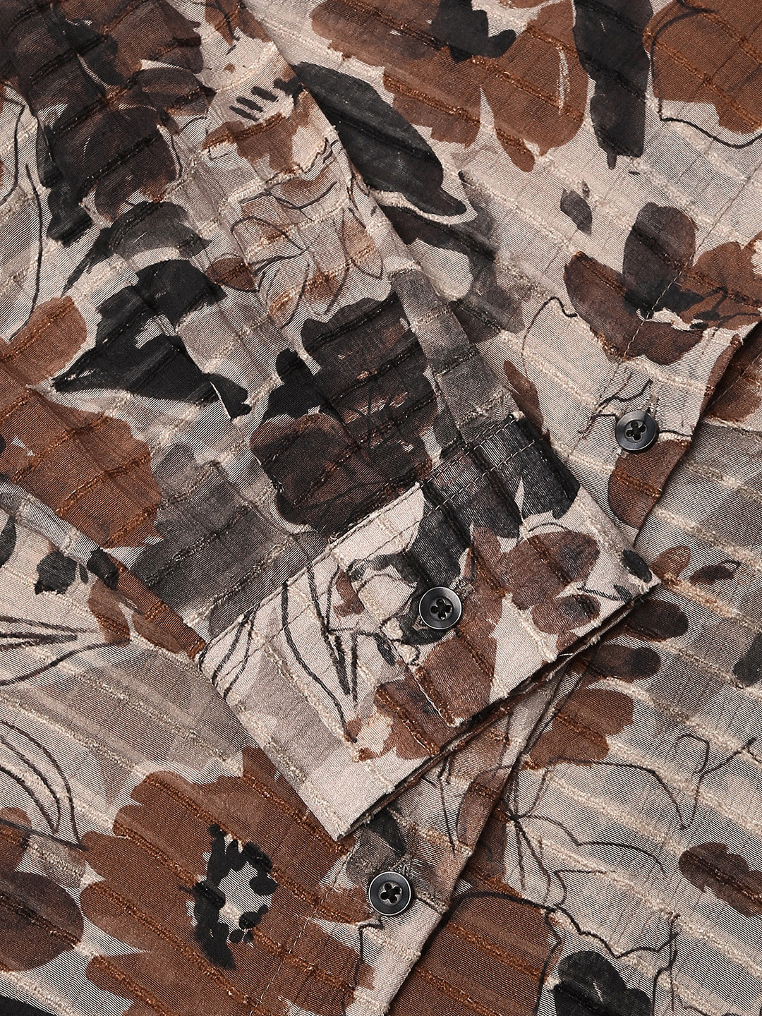 Multicolor Floral Printed Oversized Shirt
