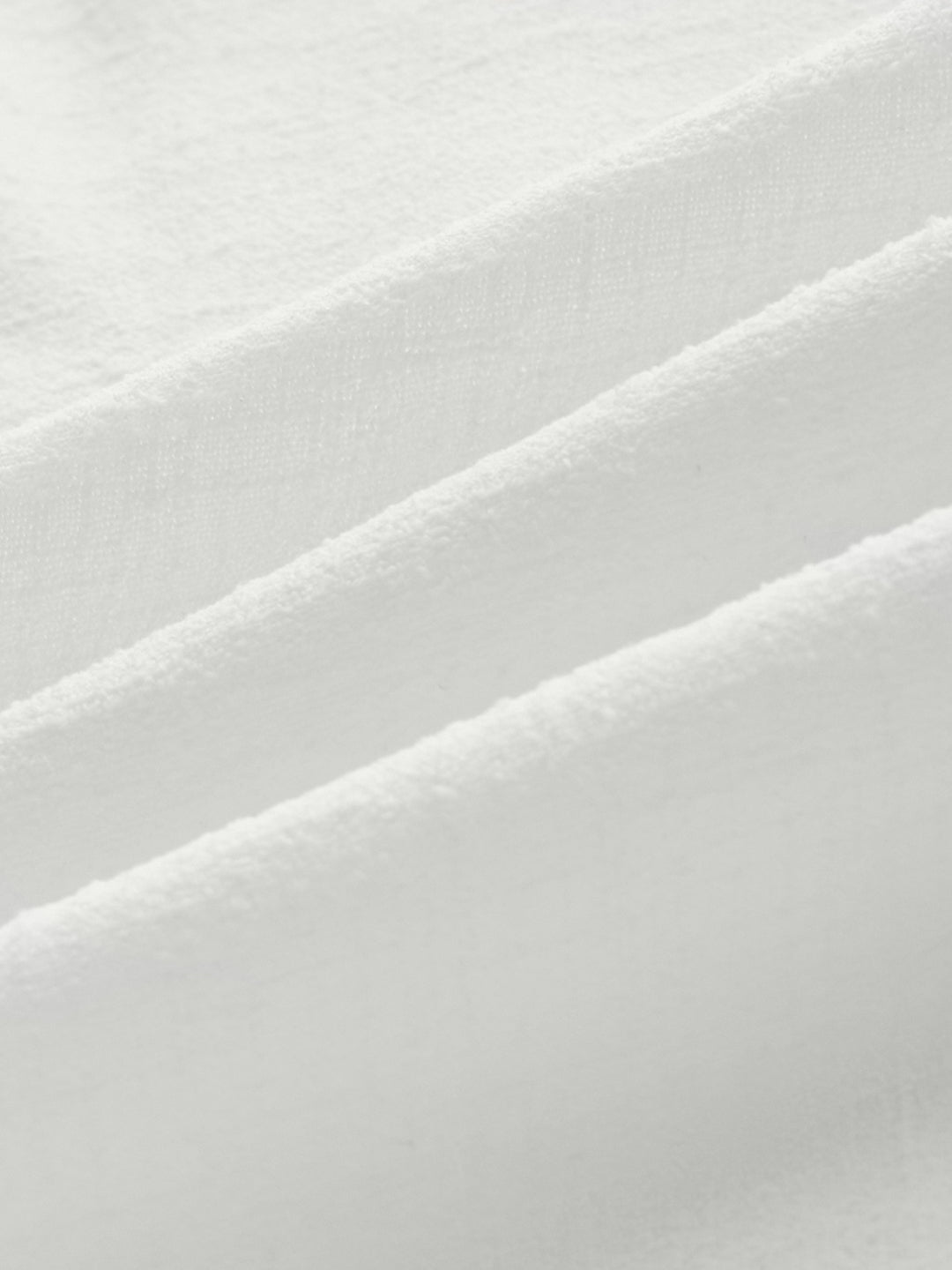 Snow White Textured Oversized Shirt