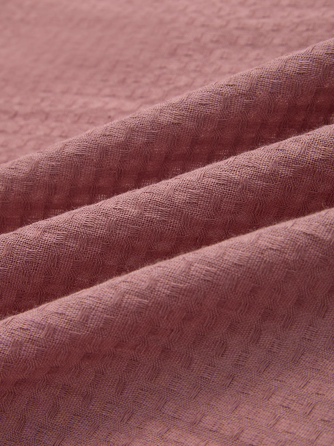 Turkish Rose Pink Jacquard Weave Oversized Shirt