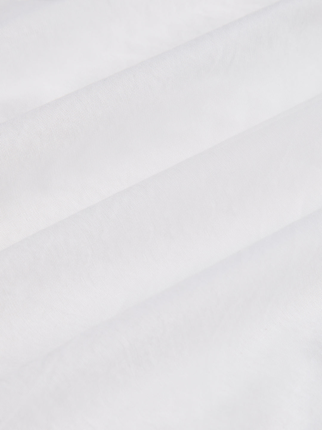 Solid Pearl White Oversized Shirt