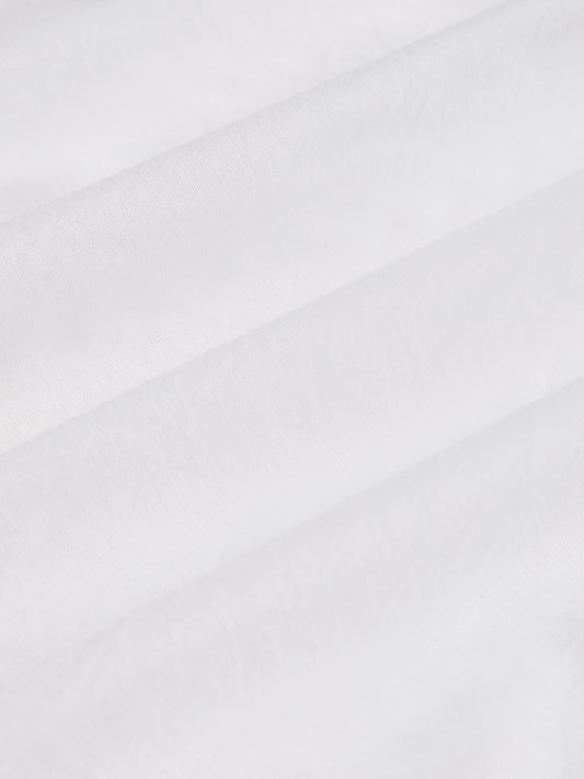 Solid Pearl White Oversized Shirt