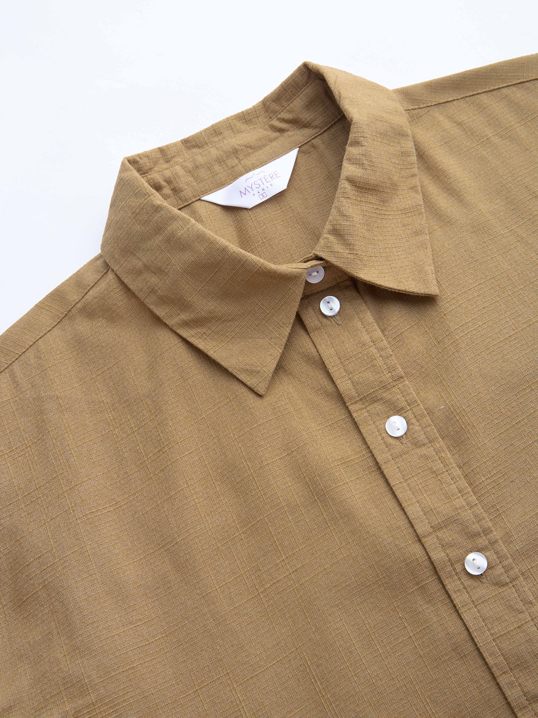 Dune Pixel Grid Slub Oversized Shirt